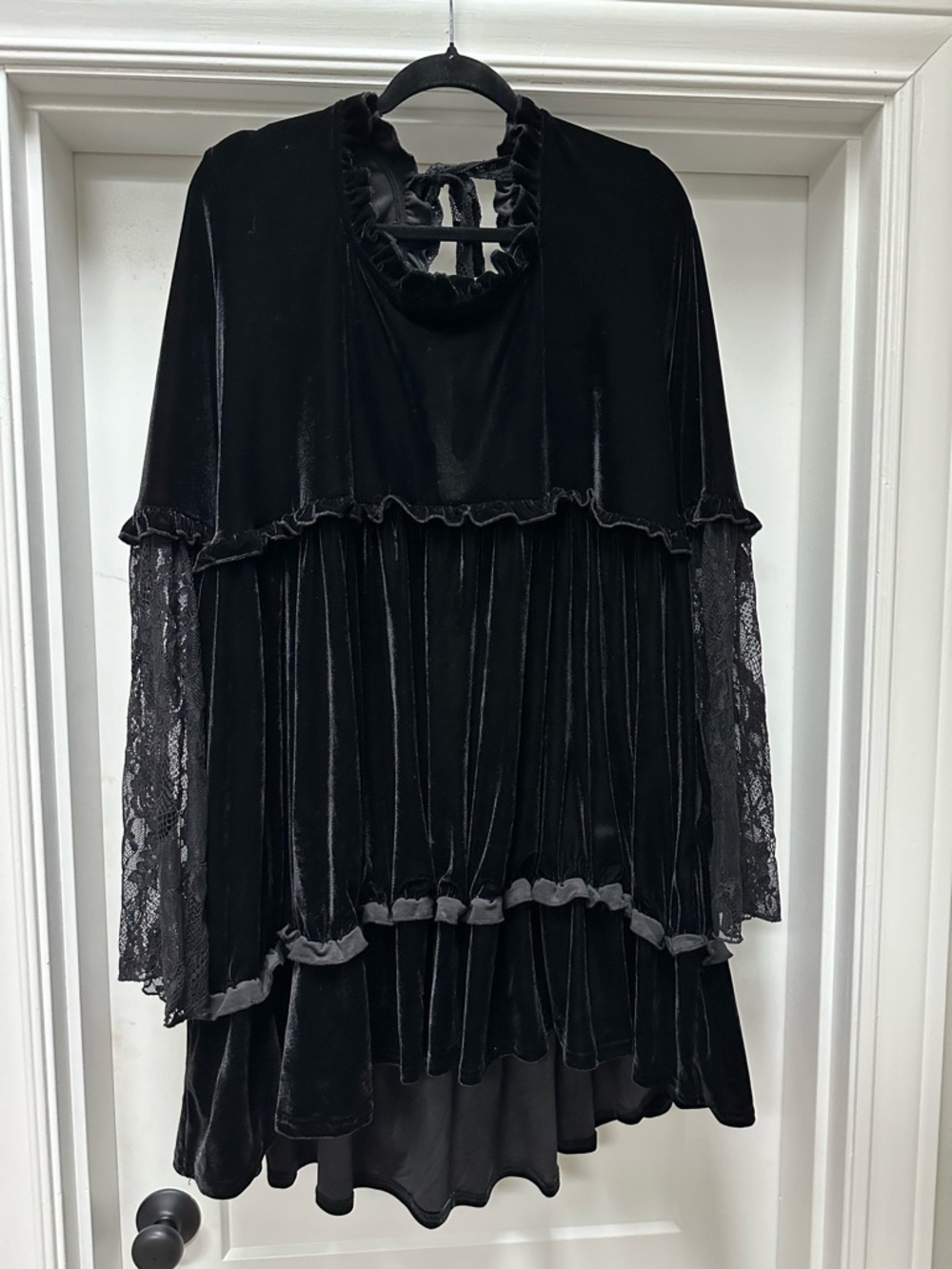 Kill Star black velvet Prudence Dress size 4XL - Picture 3 of 5